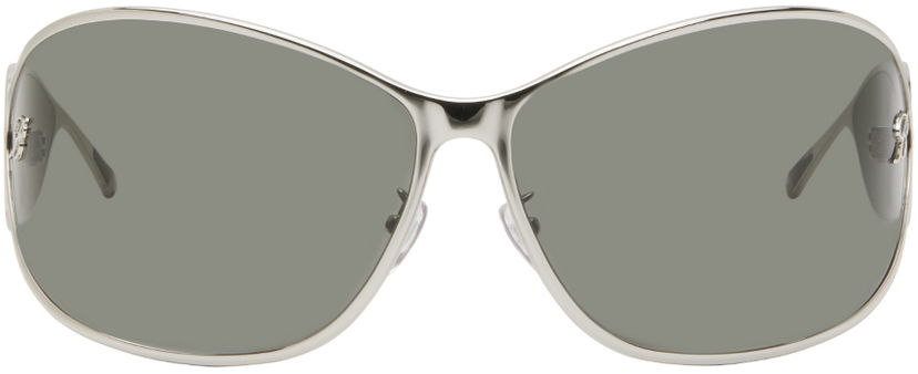 Solglasögon Blumarine Wraparound Sunglasses Metallisk | P444W088A
