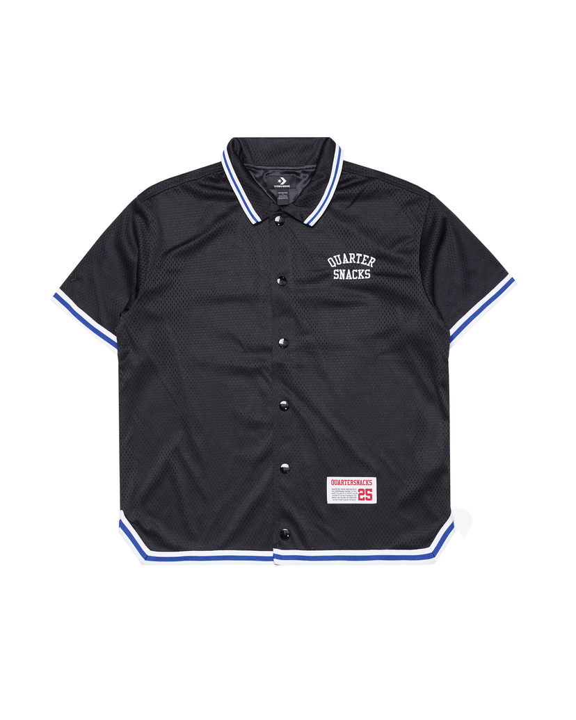 Skjorta Converse QUARTERSNACKS x WARM UP TOP Svart | 10026952-A01