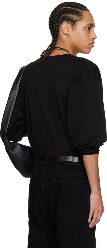 T-shirt LEMAIRE Lemaire Relaxed Long Sleeve T-Shirt Svart | TO1375 LJ1018, 2
