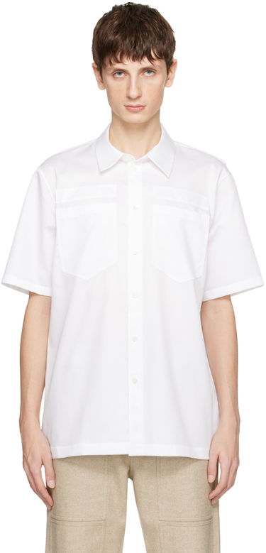 Skjorta Helmut Lang Utility Short Sleeve Shirt Vit | N09HM502, 0
