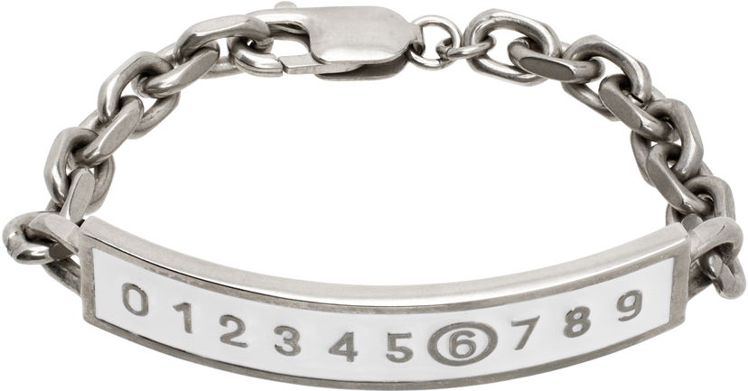Armband Maison Margiela MM6 Maison Margiela Numeric Chain Bracelet Metallisk | SM6UY0089 P7211