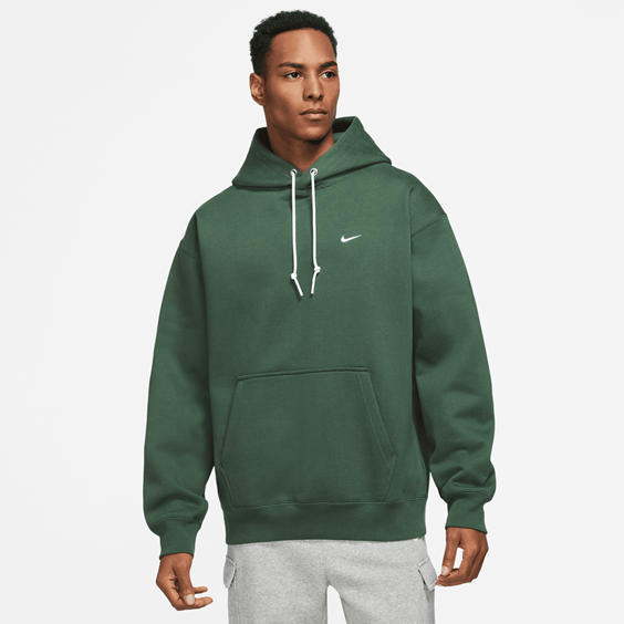 Sweatshirt Nike Solo Swoosh Fleece Grön | DX1355-323, 0