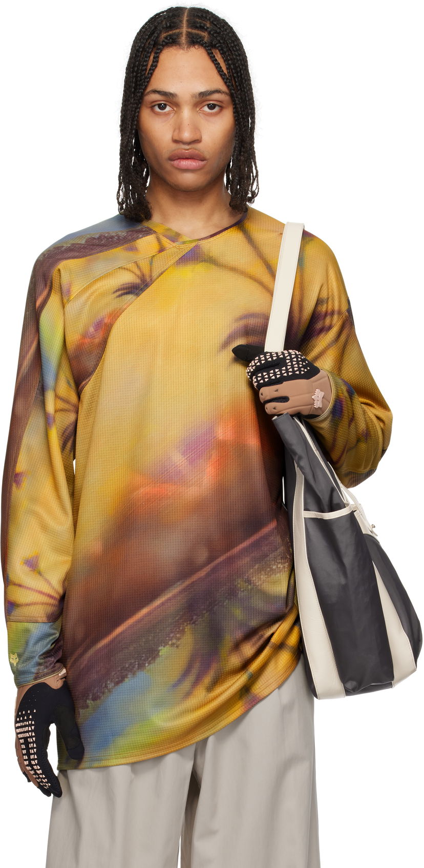 Jersey KIKO KOSTADINOV Kiko Kostadinov Fox Racing Edition Printed Tunic T-Shirt Flerfärgad | 36888-562