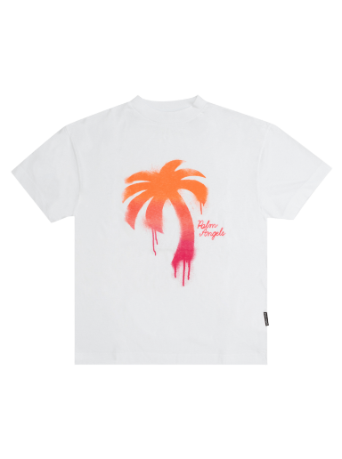 T-shirt Palm Angels The Palm Classic Tee Vit | PMAA001F22JER0110132
