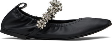 Sneakers och skor Stella McCartney Stella McCartney Elsa Crystal Flowers Ballerina Flats Svart | 810497W1IL0, 0