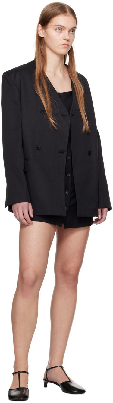 Klä Loulou de Saison Loulou de Saison Idon Button-Front Minidress Svart | IDON, 3