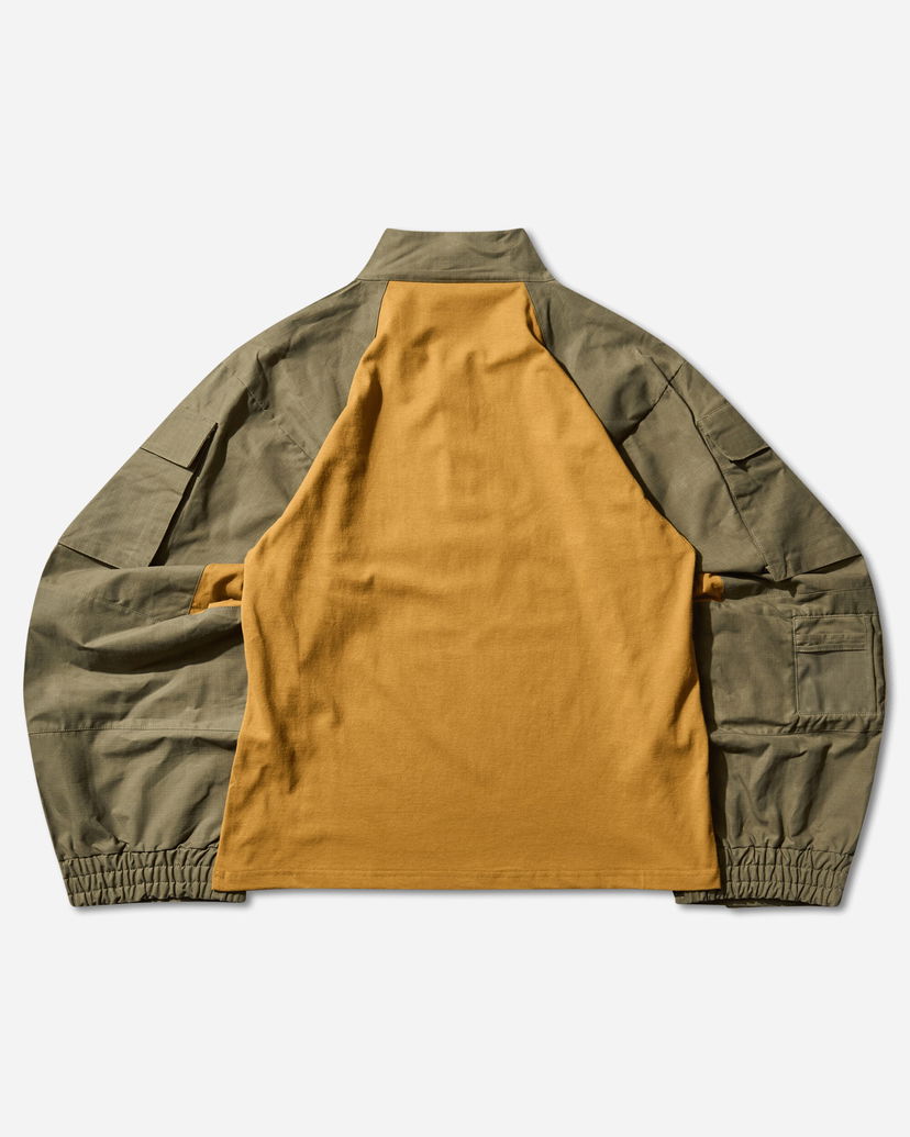 Skjorta Martine Rose Shrunken Utility Sleeve Shirt Grön | 669JE06718