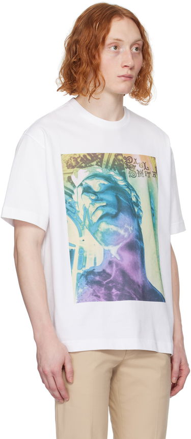 T-shirt Paul Smith Paul Smith St Sebastian Graphic T-Shirt Vit | M1R-110Y-MP4276-01, 1
