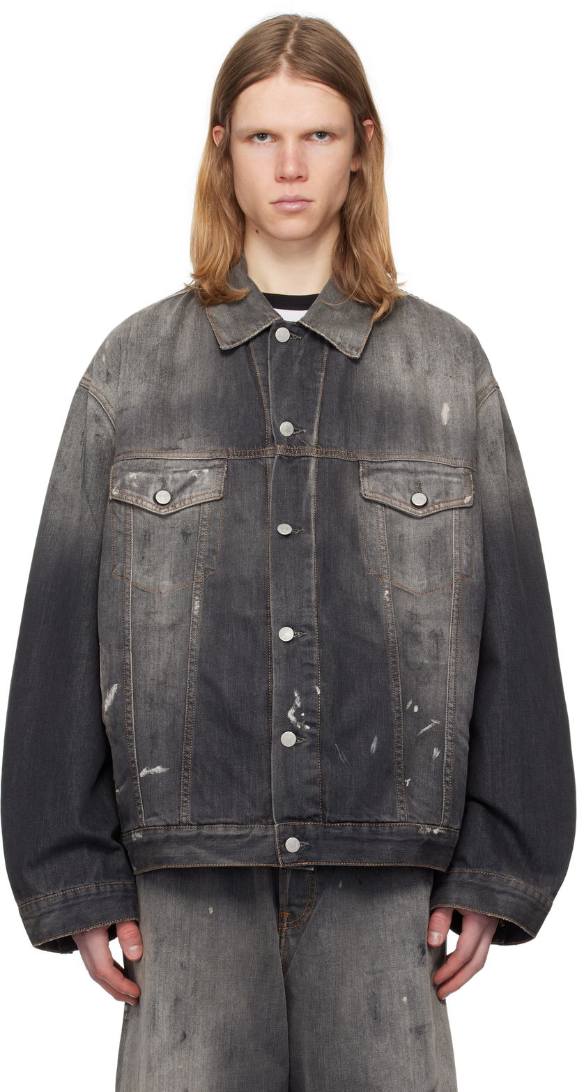 Jacka Acne Studios Acne Studios Oversized Denim Jacket Grå | C90190-