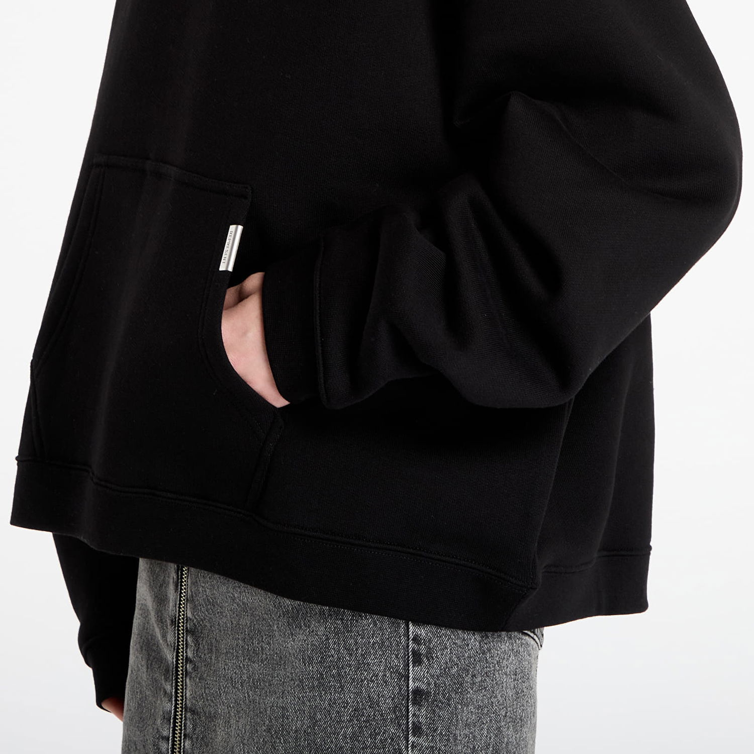 Sweatshirt Represent Clo Initial Boxy Oversized Hoodie Svart | INM413-001, 1
