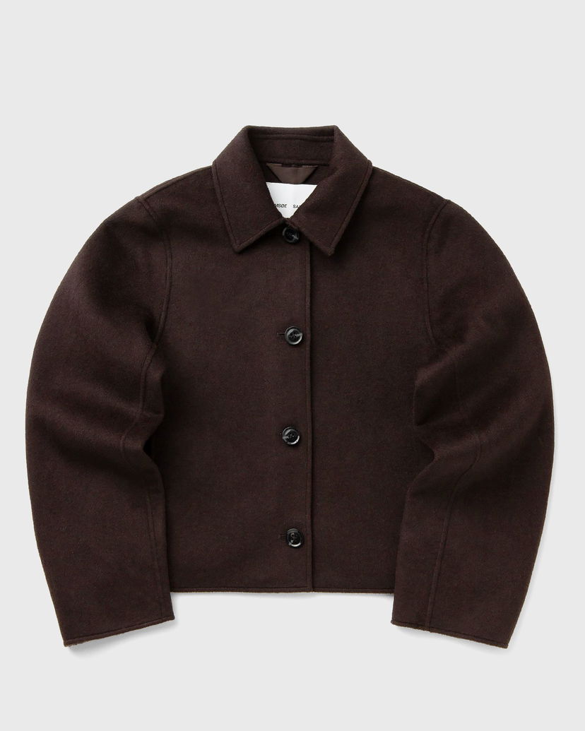 Jacka Samsoe Samsoe Saholly Cropped Jacket Brun | F25300160-191111TCX
