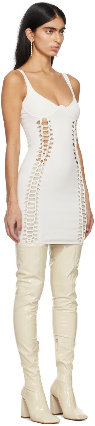 Klä Dion Lee Dion Lee Braided Minidress Vit | A7801PS24, 1