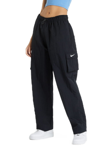 Träningsbyxor Nike Sportswear Essential Woven Oversized Pants Svart | DO7209-010