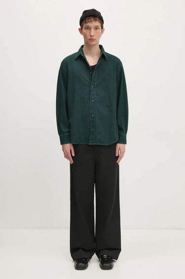 Skjorta 032C 032c Goya Denim Shirt Regular Fit Grön | F24.URD.1341.450, 4