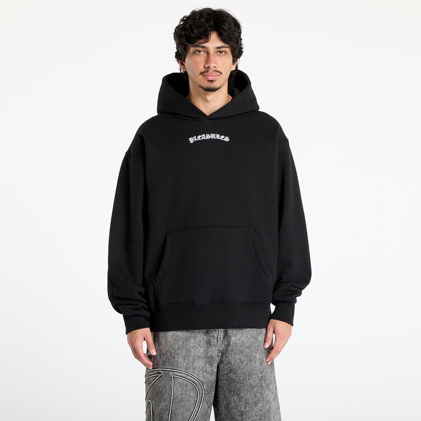 Sweatshirt Pleasures PLEASURES Neural Hoodie Svart | P25SU010 BLACK
