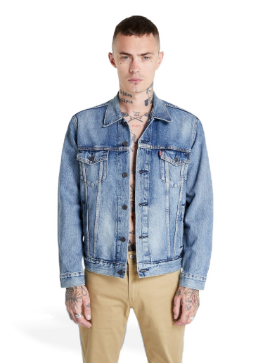 Jacka Levi's Skyline Trucker Blå | 72334-0574