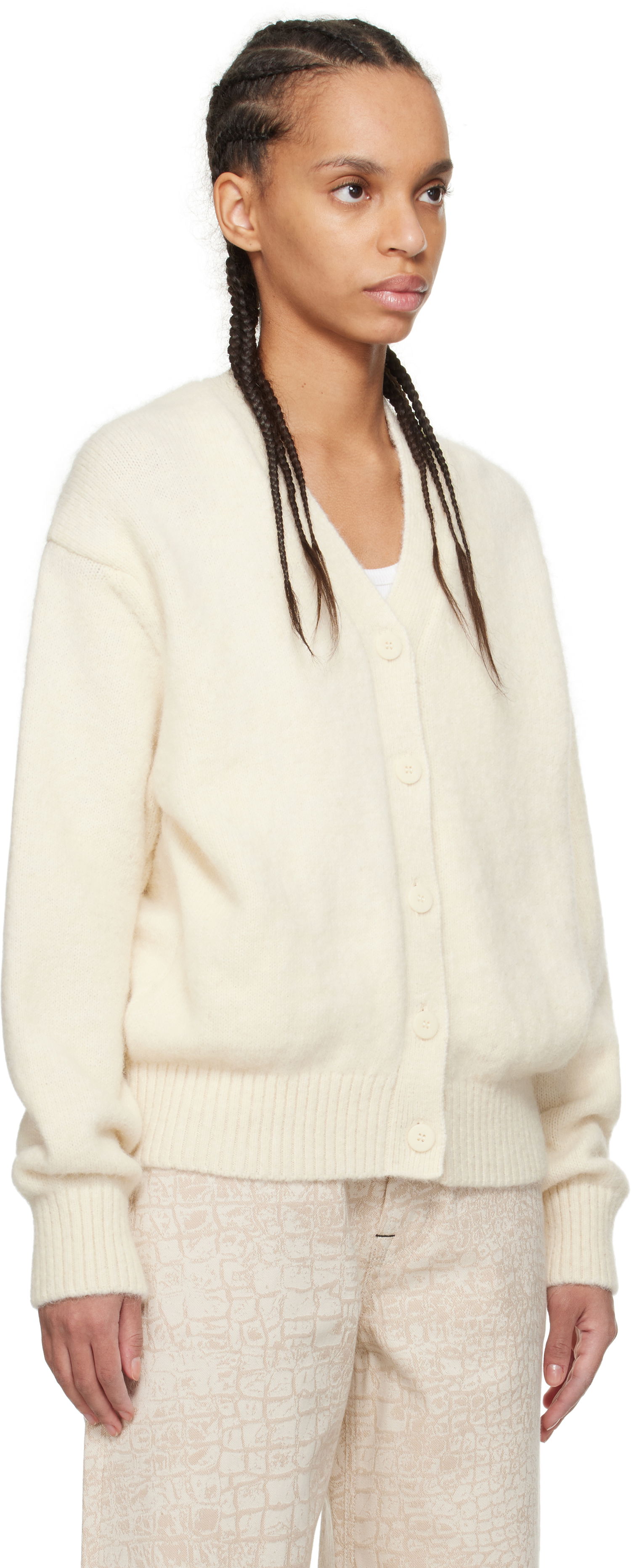 Sweater Jacquemus Jacquemus 'The Jacquemus' Cardigan Vit | 25E251KN622-2329, 1