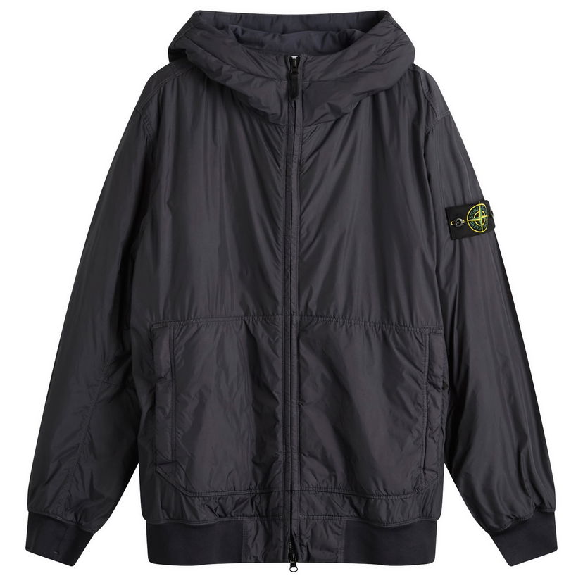 Jacka Stone Island Crinkle Reps Nylon Hooded PrimaLoft Jacket, Size Large Svart | K2S154100013-V0026