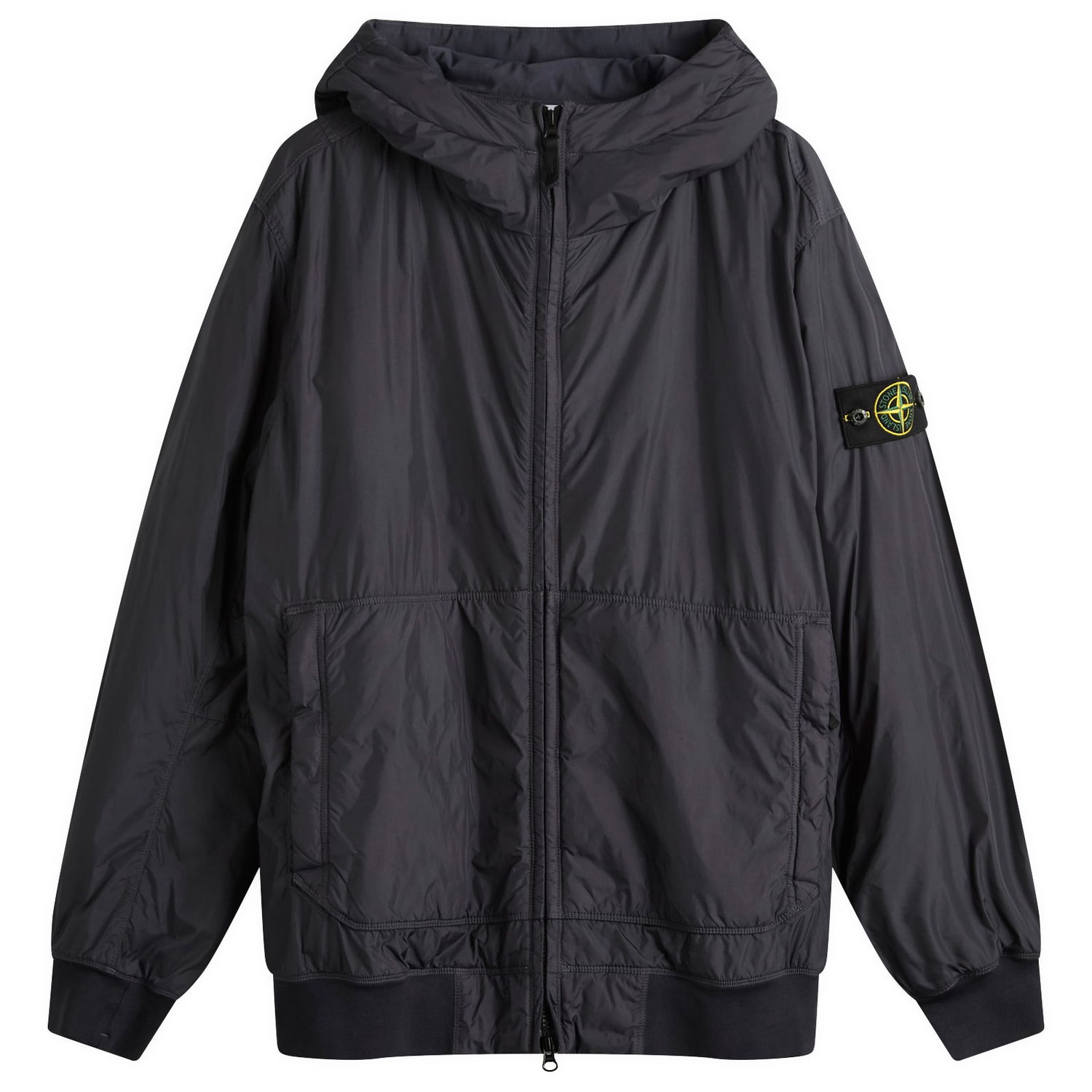 Jacka Stone Island Crinkle Reps Nylon Hooded PrimaLoft Jacket, Size Large Svart | K2S154100013-V0026, 0