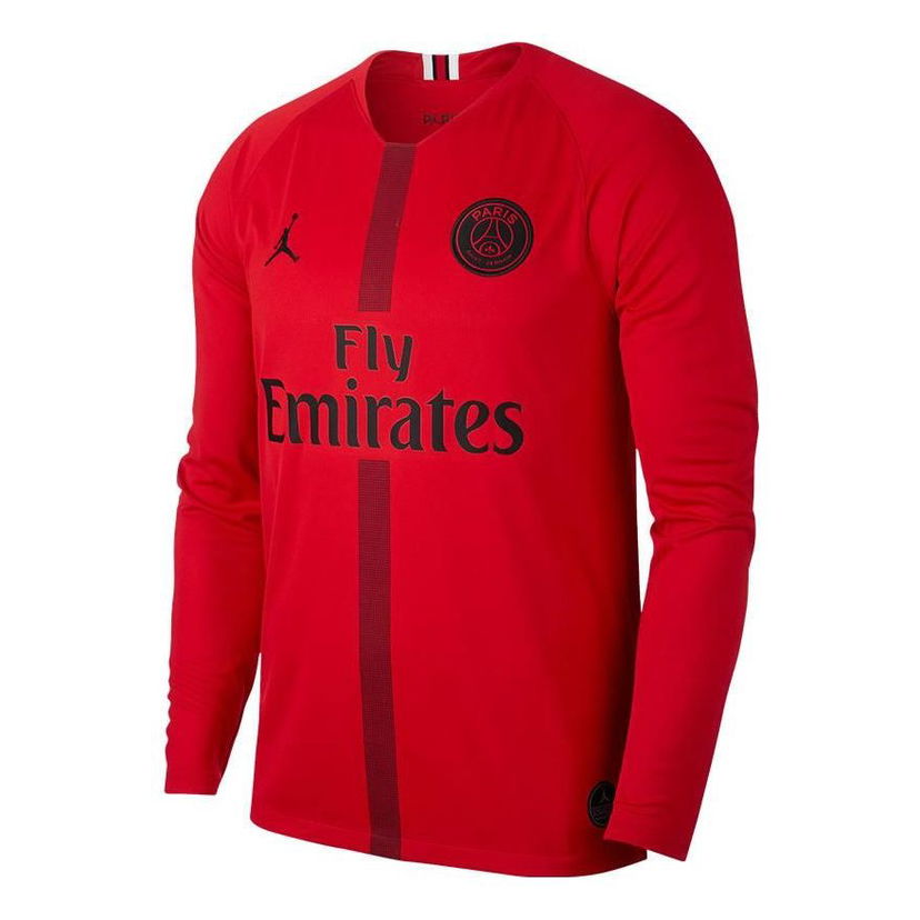 Jersey Jordan Jordan x  Saint Germain Goalkeeper Long Sleeve Shirt Röd | AJ2395-659