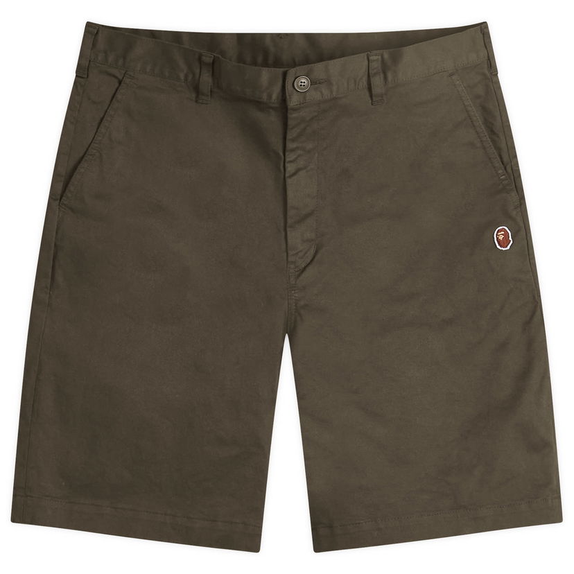Shorts BAPE A Bathing Ape One Point Chino Shorts Brun | 001SPK301003M-OLV