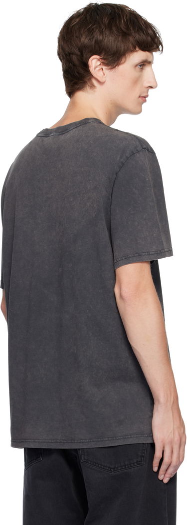 T-shirt ISABEL MARANT Hugo Graphic Print Crewneck T-shirt Svart | 25ATS0149HA-C3N05H, 2