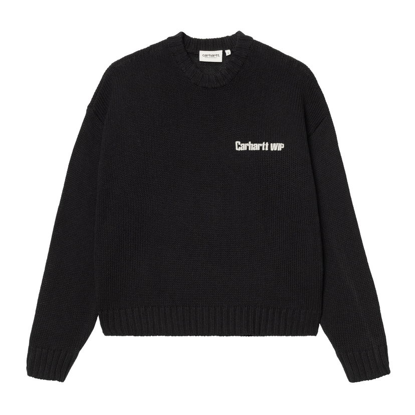 Sweater Carhartt WIP Growth Knit Sweater Svart | I035184_8