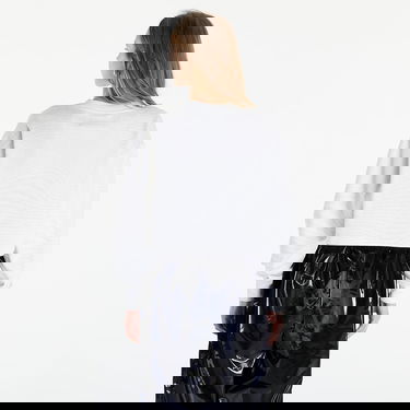 Sweatshirt CALVIN KLEIN Jeans Logo Short Crewneck Warp Logo White Vit | J20J223072 0K9, 4