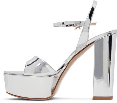 Sneakers och skor Gianvito Rossi Marlena Platform Heeled Sandals Metallisk | G32688-85RIC-MET, 2
