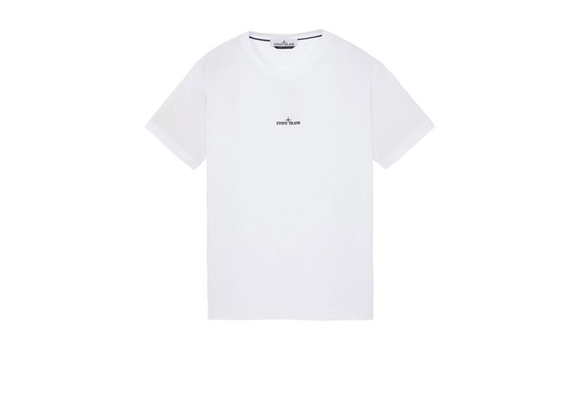 T-shirt Stone Island Institutional One Print T-shirt Vit | 2NS89