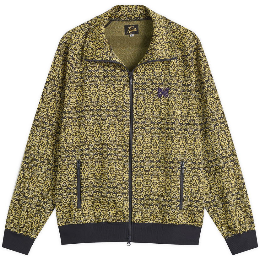 Träningsoverall Needles Needles Poly Jacquard Track Jacket Arabesque Size Small Gul | RW312-D