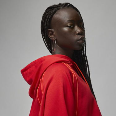 Sweatshirt Jordan Sport Cropped Sweatshirt Röd | DQ4390-612, 3