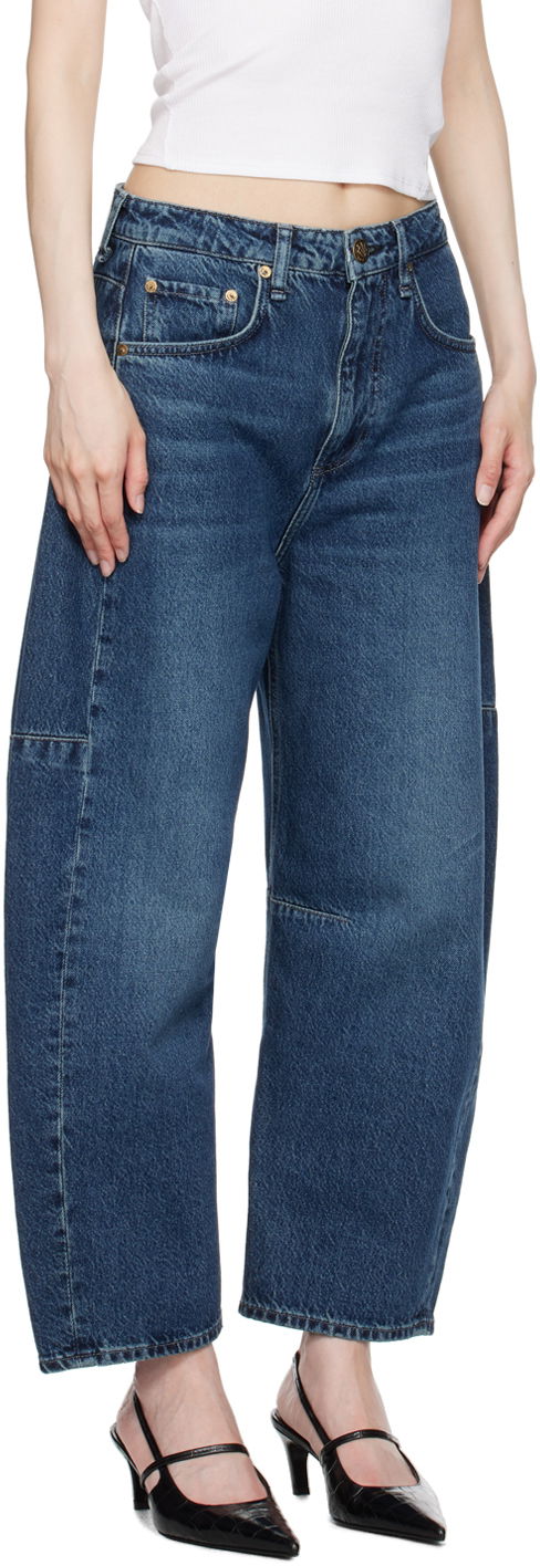 Jeans rag & bone Barrel Leg Jeans Blå | WDD24P2994AZTE, 1