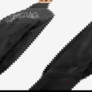 Jacka Off-White Black Canvas Jacket Svart | OMEV002C99FAB0011001, 3