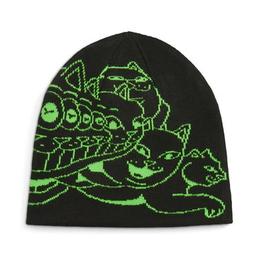 Mössa Puma PUMA x RIPNDIP Knitted Beanie with Graphic Print Svart | 026596_01, 3