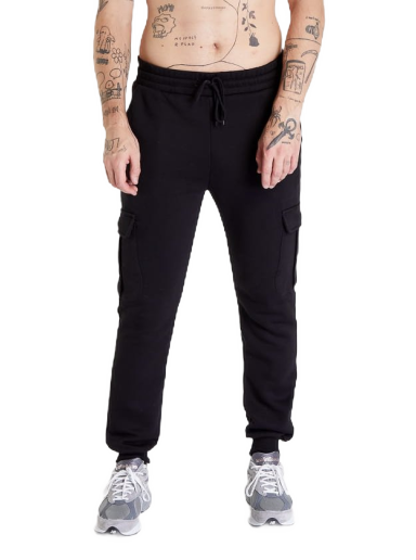 Träningsbyxor Urban Classics Cargo Sweatpants Svart | TB4478 černé