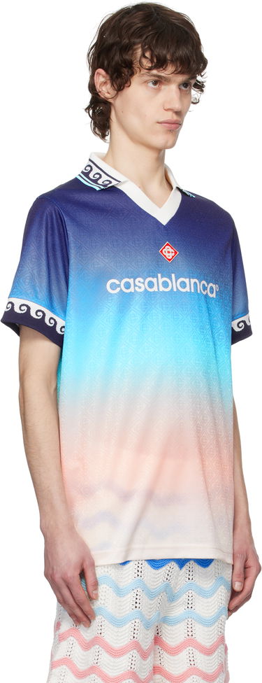 Polotröja Casablanca Casablanca Football Jersey XXL Blå | U-MPS25-JTP-330-01, 2