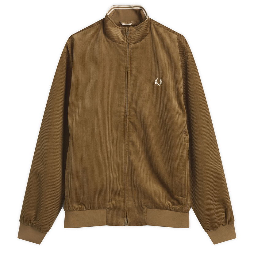 Jacka Fred Perry Brentham Corduroy Jacket, Size Large Brun | J8546-P96