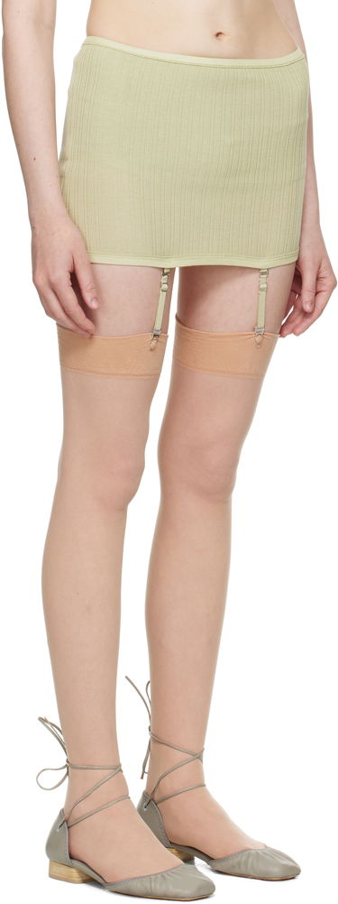 Kjol LEMAIRE Lemaire Underwear Suspenders Miniskirt Grön | PA1167 LK1017, 1