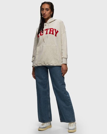 Sweatshirt Autry Oversized Fleece Hoodie Grå | HOPW525M, 2