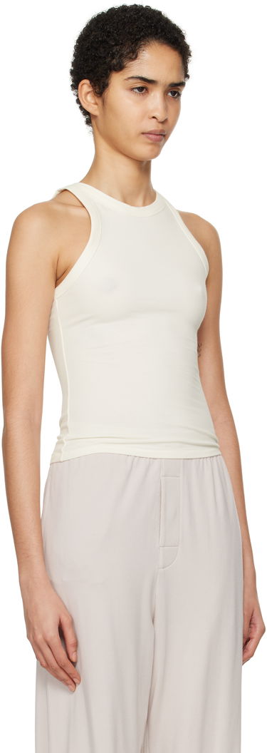 Linne SKIMS Jersey Crew Neck Tank Top Vit | TP-TNK-5516W, 1