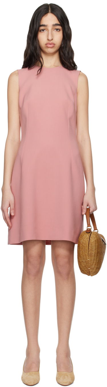 Klä Dolce & Gabbana Dolce&Gabbana Wool Crepe Fit & Flare Minidress Rosa | F6TMMT FU2L8, 0