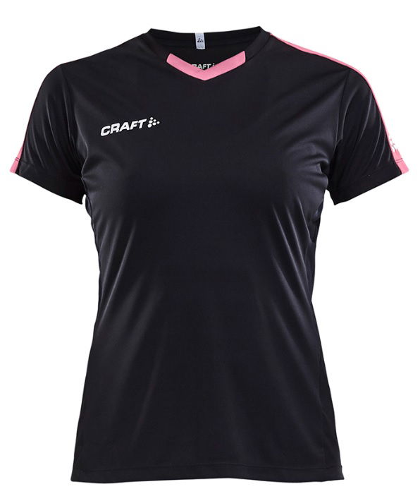 T-shirt Craft Contrast Jersey Short Sleeve Sports T-Shirt Svart | 1905567-9471
