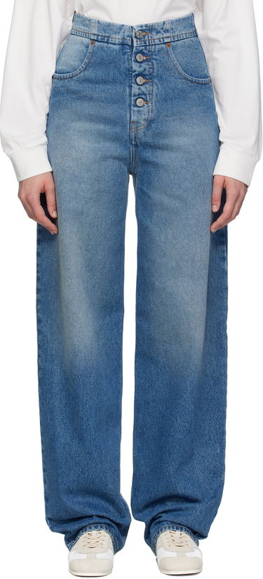 Jeans Maison Margiela MM6 Maison Margiela Straight-Leg Jeans Blå | S52LA0241 M30018, 0
