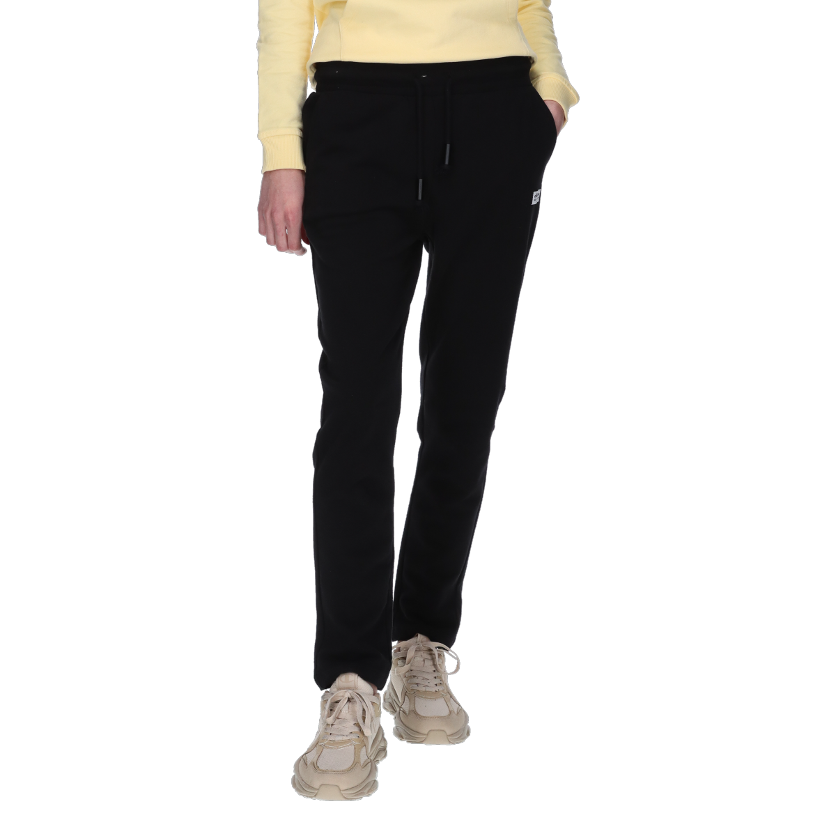 Träningsbyxor Ellesse Open Hem Drawstring Waist Sweatpants Svart | ELA251F101-01, 0