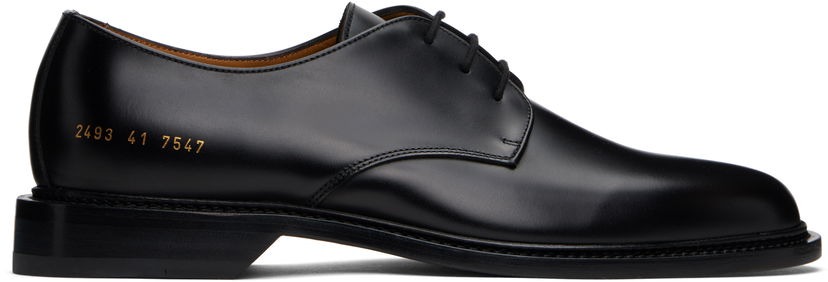 Kläder Common Projects Common Projects Polished Leather Derbys Svart | ARTICLE 2493