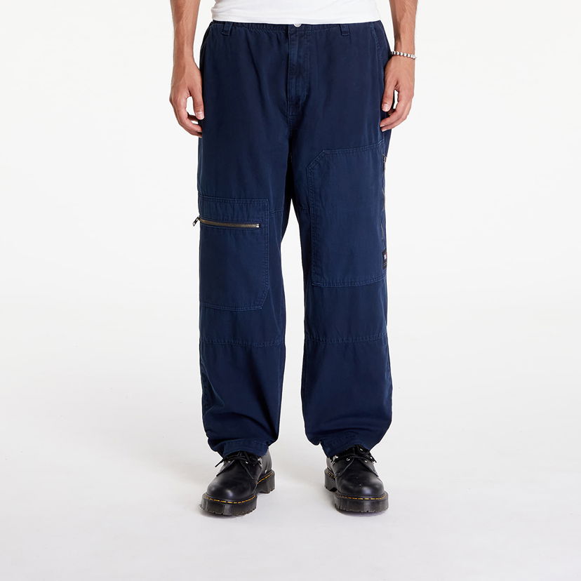 Jeans Tommy Hilfiger Aidan Straight Baggy Tapered Cargo Pants Dark Night Navy Mörkblå | DM0DM19497 C1G