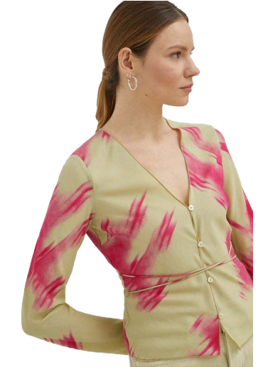 Skjorta Samsoe Samsoe Emmie V-neck Blouse Flerfärgad | F23100153