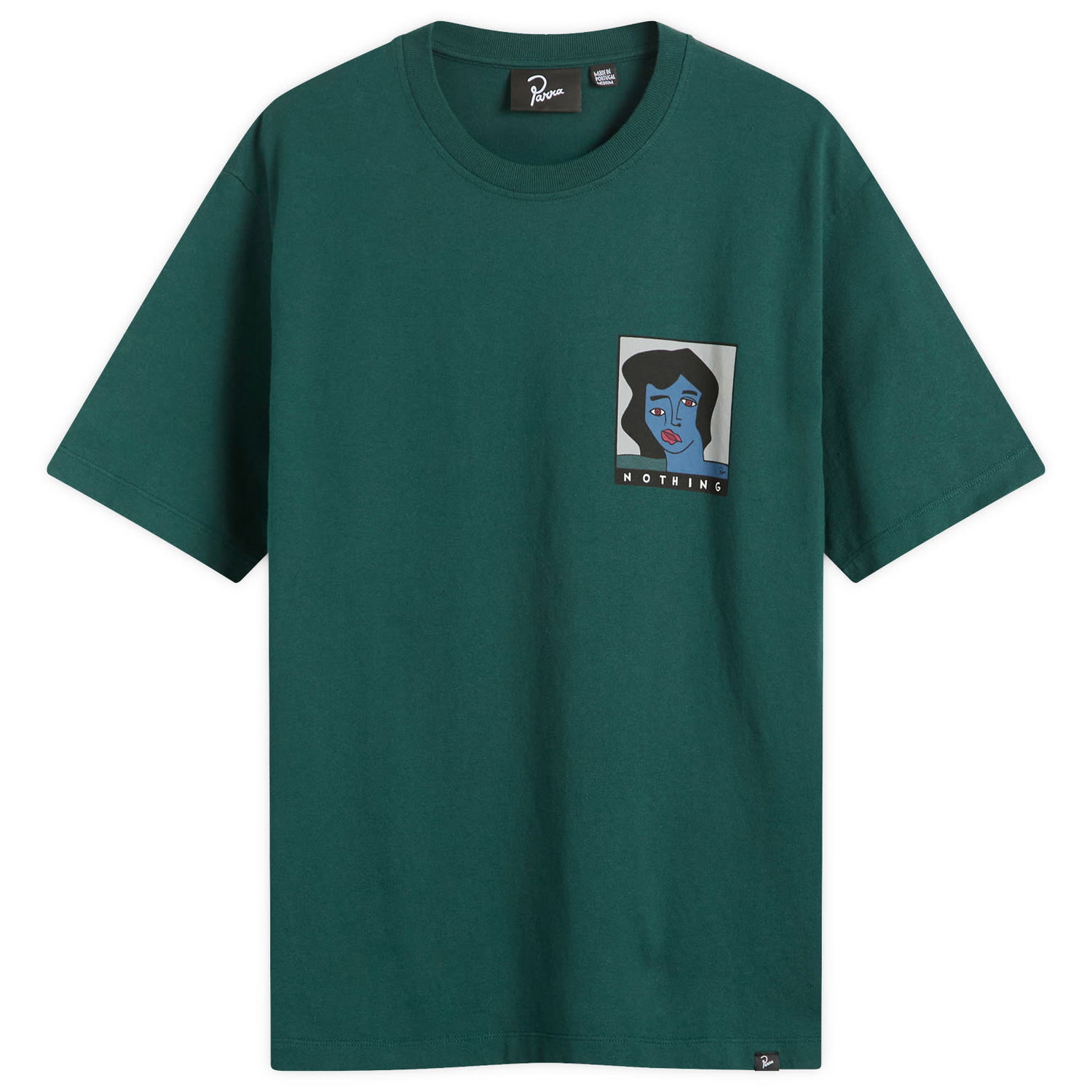 T-shirt By Parra Nothing Please T-Shirt Grön | 54306-PGN, 0