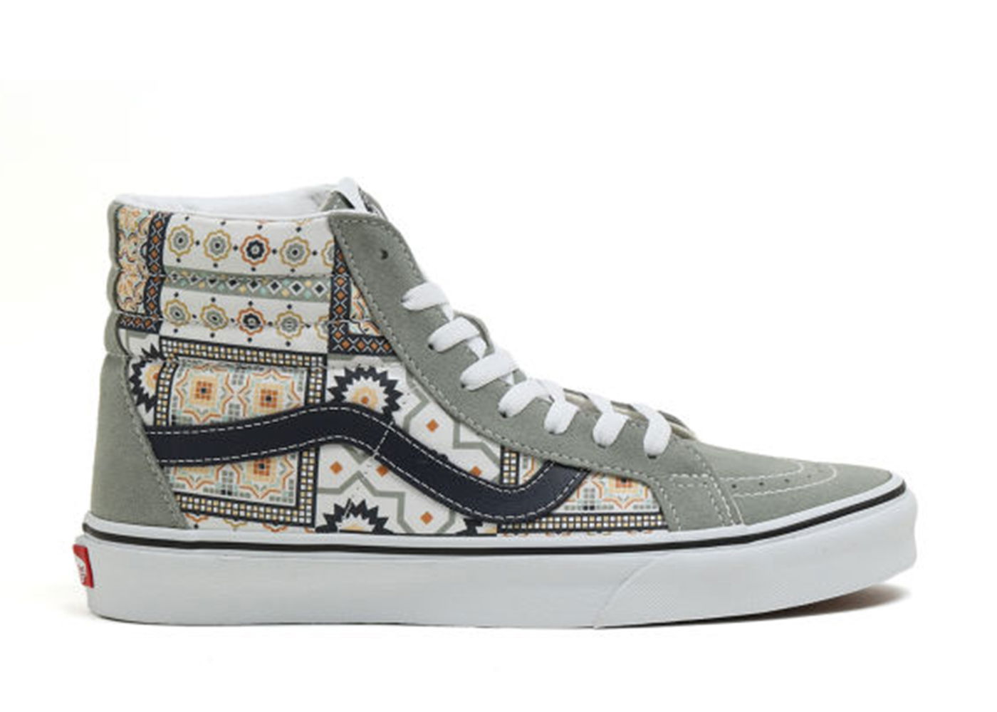 Sneakers och skor Vans Sk8-Hi Reissue Morocccan Tile Dark Khaki Grå | VN0A4BV8688, 0